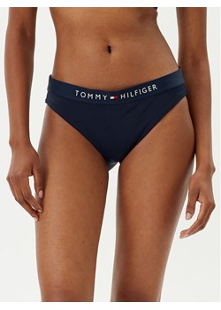 Tommy Hilfiger Dół od bikini UW0UW04120 Granatowy ze sklepu MODIVO w kategorii Stroje kąpielowe - zdjęcie 181131347