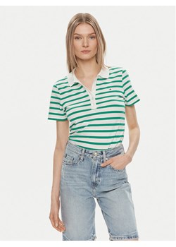Tommy Hilfiger Polo 1985 WW0WW39530 Zielony Slim Fit ze sklepu MODIVO w kategorii Bluzki damskie - zdjęcie 181131367