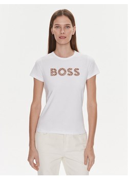 Boss T-Shirt Eventsa4 50508498 Beżowy Regular Fit ze sklepu MODIVO w kategorii Bluzki damskie - zdjęcie 181131377