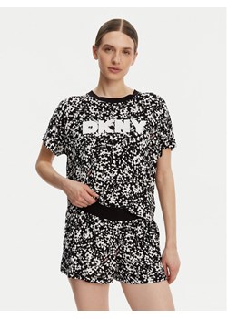 DKNY Piżama YI80044 Czarny Regular Fit ze sklepu MODIVO w kategorii Piżamy damskie - zdjęcie 181131438