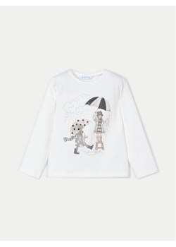 Mayoral Bluzka 4067 Écru Regular Fit ze sklepu MODIVO w kategorii T-shirty chłopięce - zdjęcie 181131517