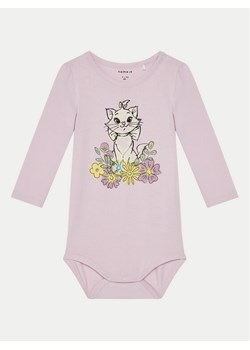 NAME IT Body dziecięce 13238194 Różowy Regular Fit ze sklepu MODIVO w kategorii Body niemowlęce - zdjęcie 181131526