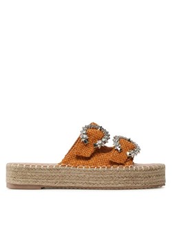 DeeZee Espadryle JSZ5874-6 Brązowy ze sklepu MODIVO w kategorii Klapki damskie - zdjęcie 181131635