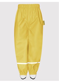 Playshoes Spodnie materiałowe 405421 D Żółty Regular Fit ze sklepu MODIVO w kategorii Spodnie chłopięce - zdjęcie 181131636