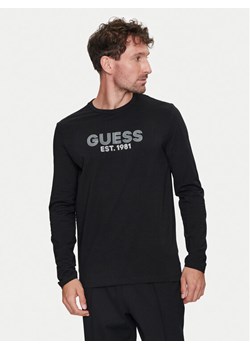 Guess Longsleeve M4YI33 J1314 Czarny Slim Fit ze sklepu MODIVO w kategorii T-shirty męskie - zdjęcie 181131697