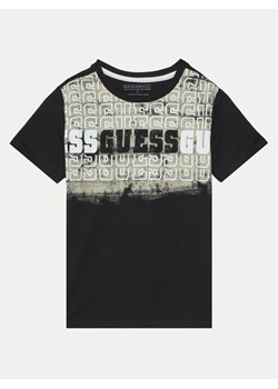 Guess T-Shirt L5RI23 K8HM4 Czarny Regular Fit ze sklepu MODIVO w kategorii T-shirty chłopięce - zdjęcie 181131698