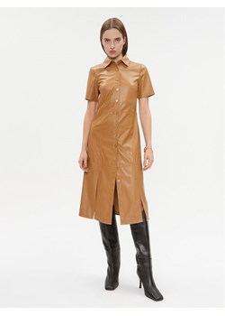 DKNY Sukienka codzienna DD3D4101 Brązowy Regular Fit ze sklepu MODIVO w kategorii Sukienki - zdjęcie 181131757