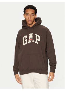 Gap Bluza 534008-01 Brązowy Relaxed Fit ze sklepu MODIVO w kategorii Bluzy męskie - zdjęcie 181131776