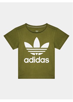 adidas T-Shirt Treofil HC1984 Zielony Regular Fit ze sklepu MODIVO w kategorii T-shirty chłopięce - zdjęcie 181131948