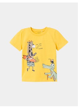 NAME IT T-Shirt Dante 13228559 Żółty Regular Fit ze sklepu MODIVO w kategorii Koszulki niemowlęce - zdjęcie 181132078