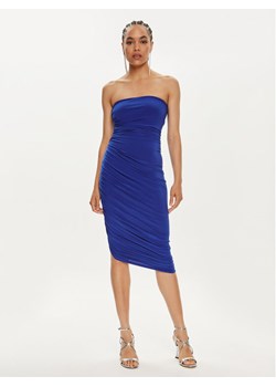 NORMA KAMALI Sukienka koktajlowa KK1243PLB32805 Niebieski Slim Fit ze sklepu MODIVO w kategorii Sukienki - zdjęcie 181132145