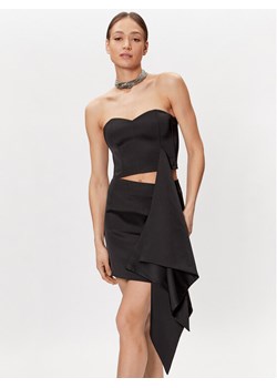 Gestuz Top Nilia 10907012 Czarny Slim Fit ze sklepu MODIVO w kategorii Bluzki damskie - zdjęcie 181132439