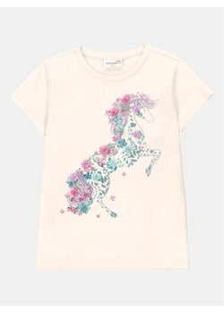 Coccodrillo T-Shirt WC4143201GEK Écru Regular Fit ze sklepu MODIVO w kategorii Bluzki dziewczęce - zdjęcie 181132549