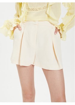 TWINSET Szorty materiałowe 241TT2103 Beżowy Loose Fit ze sklepu MODIVO w kategorii Szorty - zdjęcie 181132628