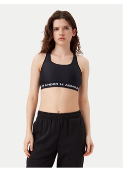 Under Armour Biustonosz sportowy Crossback Mid Bra 1361034 Czarny ze sklepu MODIVO w kategorii Biustonosze - zdjęcie 181132646