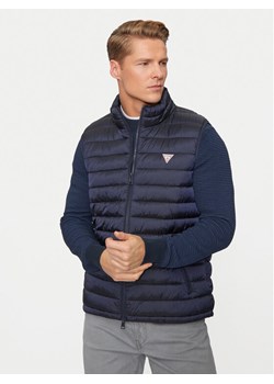Guess Kamizelka M4YN11 WG922 Niebieski Regular Fit - id: 0000304234729 - marki Guess - 181132736 Guess Kamizelka M4YN11 WG922 Niebieski Regular Fit ze sklepu MODIVO w kategorii Kamizelki męskie - zdjęcie 181132736