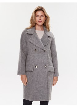 Liu Jo Płaszcz wełniany CF3246 T2533 Szary Regular Fit ze sklepu MODIVO w kategorii Płaszcze damskie - zdjęcie 181132789