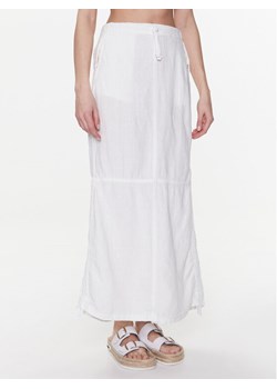 BDG Urban Outfitters Spódnica maxi BDG BAGGY LINEN SKIRT 76472083 Biały ze sklepu MODIVO w kategorii Spódnice - zdjęcie 181132805