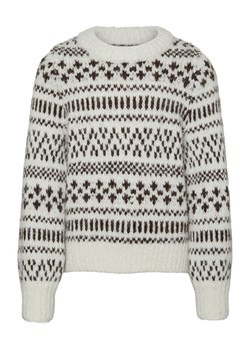 Vero Moda Girl Sweter Kaira 10271981 Beżowy Regular Fit ze sklepu MODIVO w kategorii Swetry dziewczęce - zdjęcie 181132839