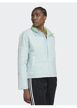 adidas Kurtka przejściowa HK5255 Błękitny Regular Fit ze sklepu MODIVO w kategorii Kurtki damskie - zdjęcie 181132946