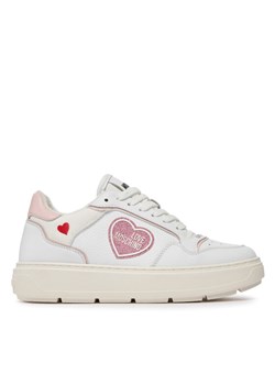 LOVE MOSCHINO Sneakersy JA15204G1IJC110C Biały ze sklepu MODIVO w kategorii Buty sportowe damskie - zdjęcie 181133015