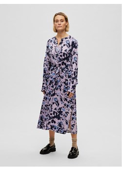 Selected Femme Sukienka codzienna Faronia 16088098 Fioletowy Loose Fit ze sklepu MODIVO w kategorii Sukienki - zdjęcie 181133165