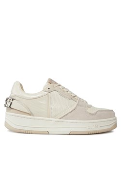 Guess Sneakersy Ancona Low FMPANC PEL12 Biały ze sklepu MODIVO w kategorii Buty sportowe męskie - zdjęcie 181133175