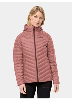 Jack Wolfskin Kurtka puchowa Passamani Down Hoody 1207101 Różowy Regular Fit ze sklepu MODIVO w kategorii Kurtki damskie - zdjęcie 181133256