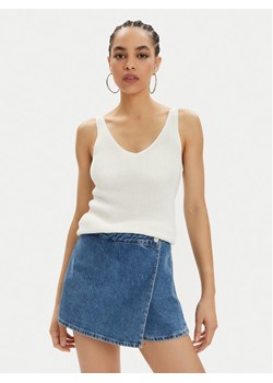 Vero Moda Top New Lex Sun 10281877 Biały Regular Fit ze sklepu MODIVO w kategorii Bluzki damskie - zdjęcie 181133278