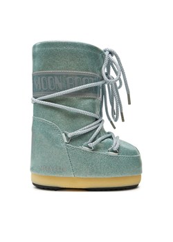 Moon Boot Śniegowce Icon Junior Glitter 80D3400290 Niebieski ze sklepu MODIVO w kategorii Buty zimowe dziecięce - zdjęcie 181133369