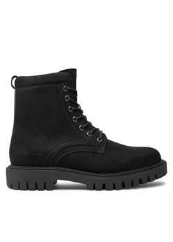 Tommy Hilfiger Trapery Casual Hilfiger Chunk Z Nbk Boot FM0FM05149 Czarny ze sklepu MODIVO w kategorii Buty zimowe męskie - zdjęcie 181133455
