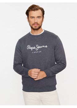 Pepe Jeans Bluza Nouvel PM582522 Granatowy Regular Fit ze sklepu MODIVO w kategorii Bluzy męskie - zdjęcie 181133545