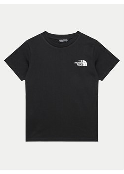 The North Face T-Shirt Simple Dome NF0A8DRP Czarny Regular Fit ze sklepu MODIVO w kategorii T-shirty chłopięce - zdjęcie 181133549