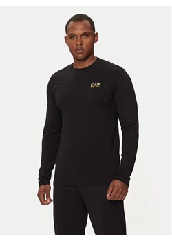 EA7 Emporio Armani Longsleeve 8NPT28 PJVQZ 0208 Czarny Regular Fit ze sklepu MODIVO w kategorii T-shirty męskie - zdjęcie 181133556