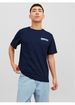 Jack&Jones T-Shirt Corp 12233999 Granatowy Standard Fit ze sklepu MODIVO w kategorii T-shirty męskie - zdjęcie 181133816