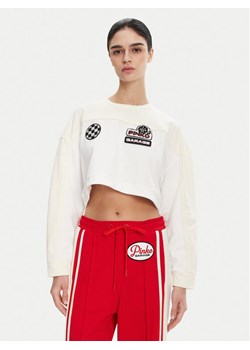 PINKO Bluza 105265 Biały Relaxed Fit ze sklepu MODIVO w kategorii Bluzy damskie - zdjęcie 181133986