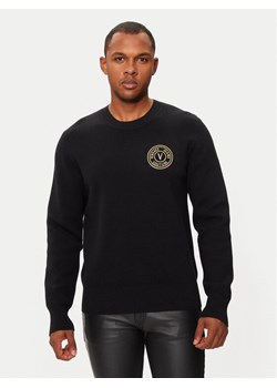 Versace Jeans Couture Sweter 77GAFMH7 Czarny Regular Fit ze sklepu MODIVO w kategorii Swetry męskie - zdjęcie 181134098