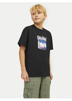 Jack&Jones Junior T-Shirt Bushwick Blur 12263146 Czarny Relaxed Fit - id: 0000304396106 - marki Jack & Jones Junior - 181134227 Jack&Jones Junior T-Shirt Bushwick Blur 12263146 Czarny Relaxed Fit ze sklepu MODIVO w kategorii T-shirty chłopięce - zdjęcie 181134227
