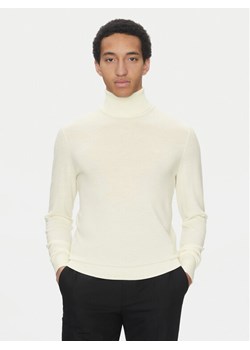 Calvin Klein Golf Superior K10K110420 Écru Slim Fit ze sklepu MODIVO w kategorii Swetry męskie - zdjęcie 181134235