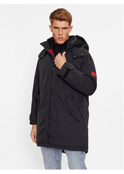 Hugo Parka Munkon 50495817 Czarny Regular Fit ze sklepu MODIVO w kategorii Parki męskie - zdjęcie 181134247
