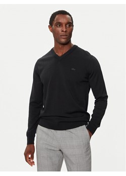 Lacoste Sweter AH1990 Czarny Regular Fit ze sklepu MODIVO w kategorii Swetry męskie - zdjęcie 181134388