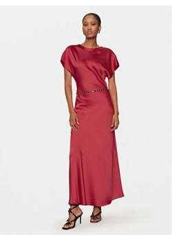 Imperial Sukienka koktajlowa ADQJIBA Czerwony Regular Fit ze sklepu MODIVO w kategorii Sukienki - zdjęcie 181134408