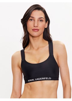 KARL LAGERFELD Góra od bikini 230W2213 Czarny ze sklepu MODIVO w kategorii Stroje kąpielowe - zdjęcie 181134445