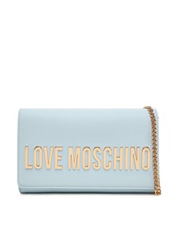 LOVE MOSCHINO Torebka JC4103PP1MKD0712 Błękitny ze sklepu MODIVO w kategorii Kopertówki - zdjęcie 181134519