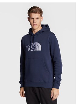 The North Face Bluza Drew Peak NF00AHJY Granatowy Regular Fit ze sklepu MODIVO w kategorii Bluzy męskie - zdjęcie 181134588