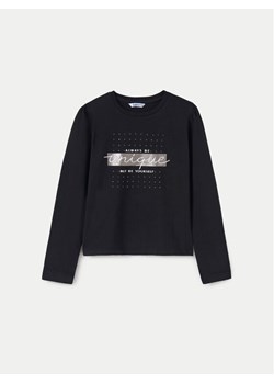 Mayoral Bluzka 830 Czarny Regular Fit ze sklepu MODIVO w kategorii Bluzki dziewczęce - zdjęcie 181134655