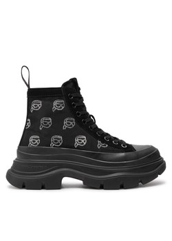 KARL LAGERFELD Trapery KL42941 Czarny ze sklepu MODIVO w kategorii Workery damskie - zdjęcie 181134757