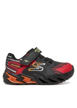 Skechers Sneakersy Flex-Glow Bolt- 400138N/BKRD Czarny ze sklepu MODIVO w kategorii Buty sportowe dziecięce - zdjęcie 181134868