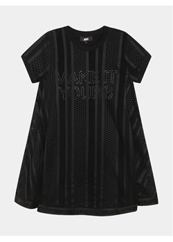 DKNY Sukienka codzienna D32899 D Czarny Regular Fit ze sklepu MODIVO w kategorii Sukienki dziewczęce - zdjęcie 181134969