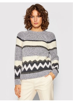 Peserico Sweter S99196F03 9018R Szary Regular Fit ze sklepu MODIVO w kategorii Swetry damskie - zdjęcie 181135079
